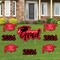 Big Dot of Happiness Red Grad Class of 2026 Outdoor Decorations - Graduation Yard Signs - Set of 8